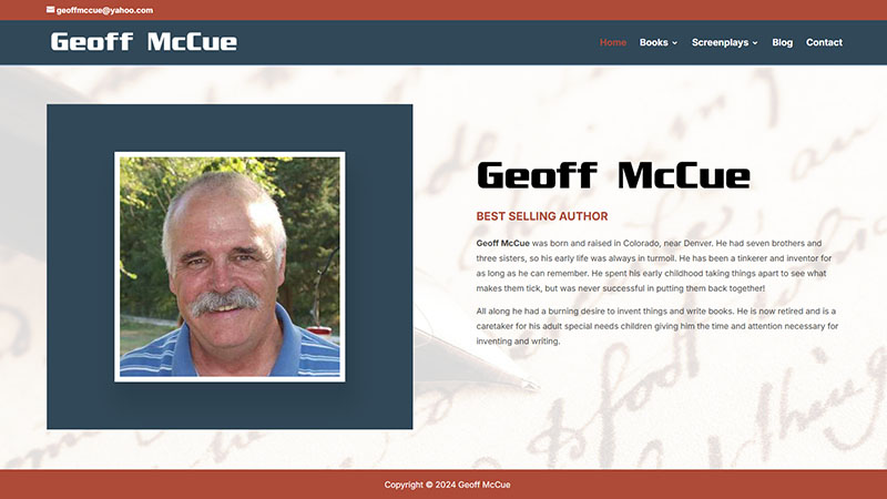 Welcome to GeoffMcCue.com